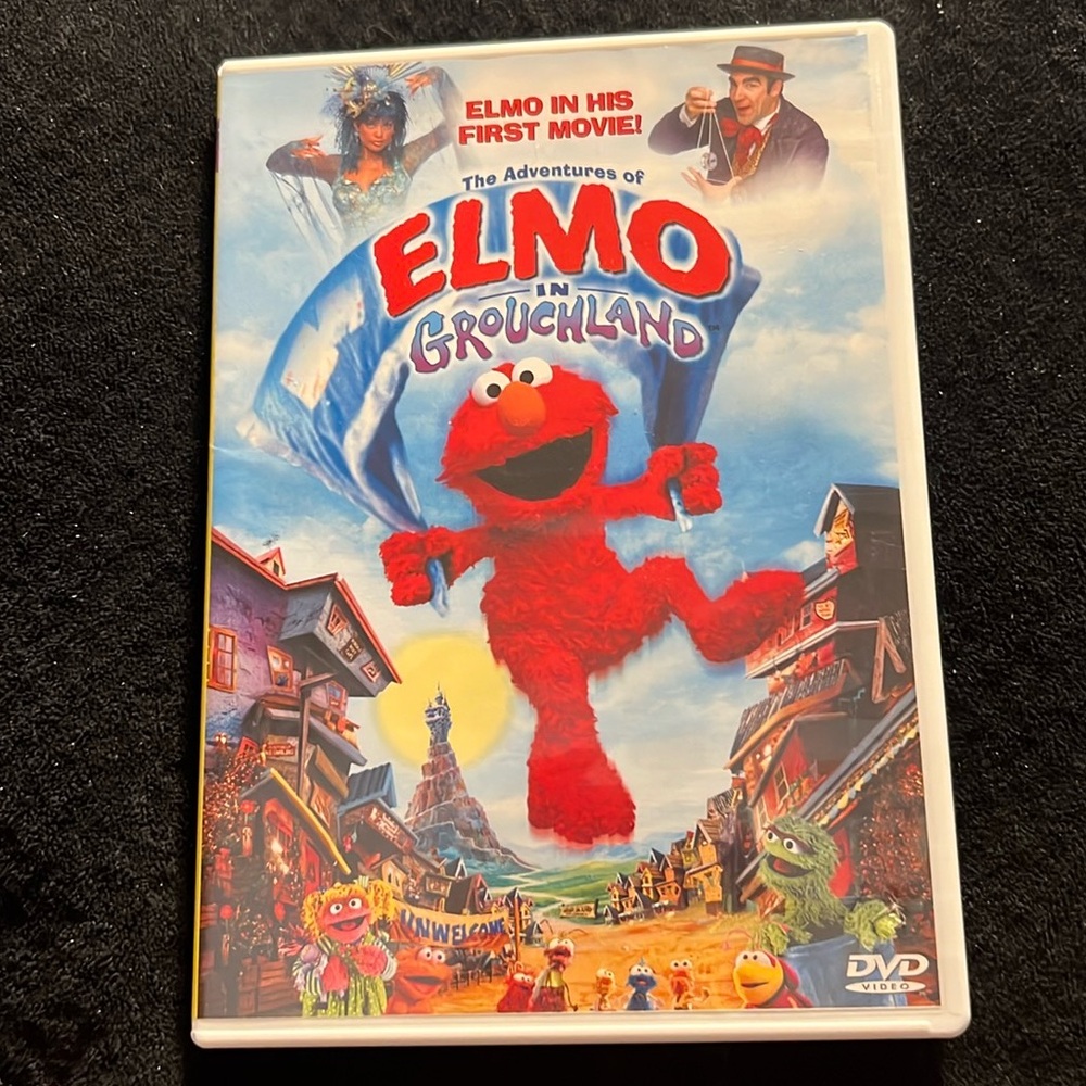 🌞 The Adventures of ELMO in Grouchland Elmo’s 1st movie DVD 73 min Columbia